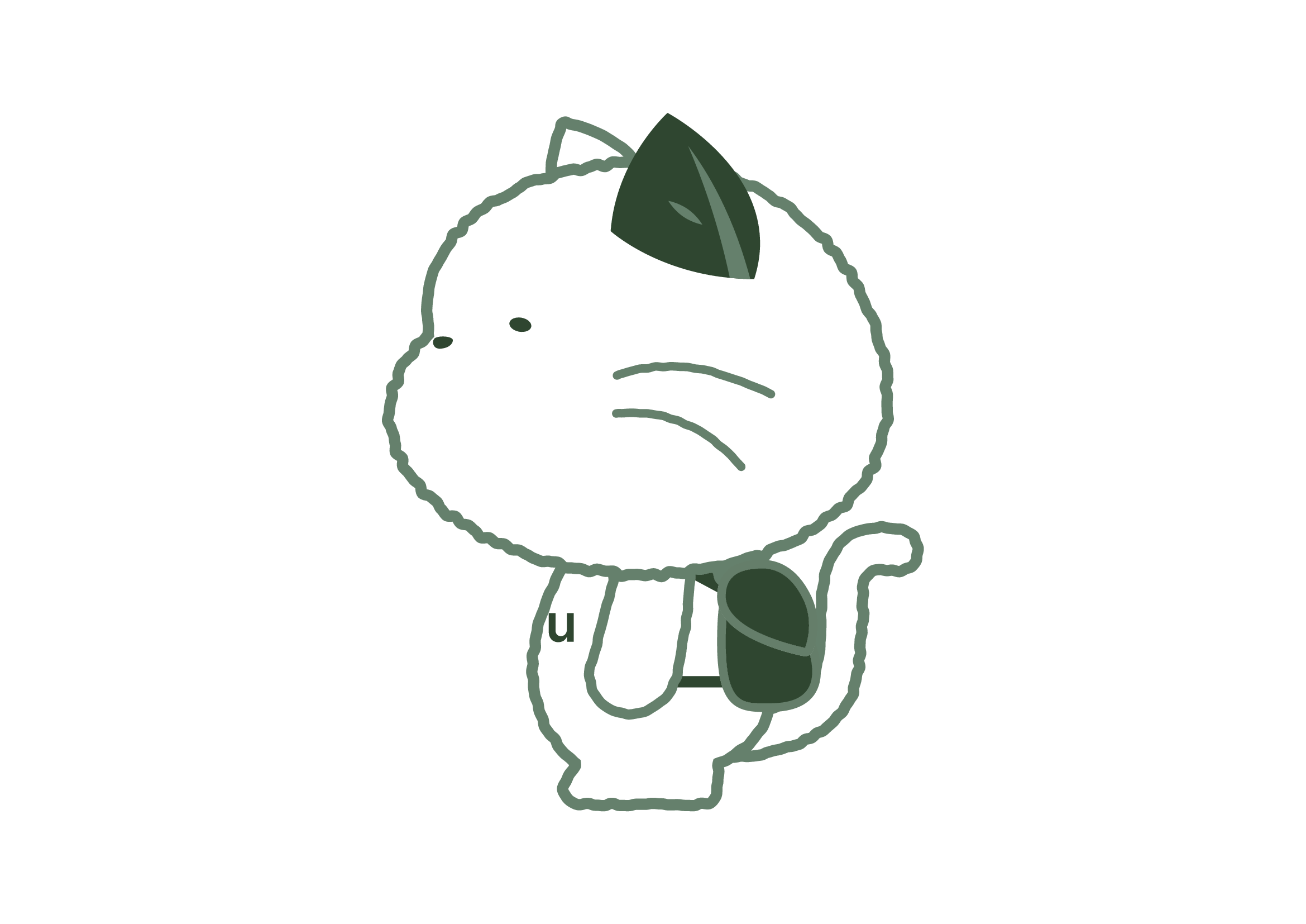 그냥이 좌측면